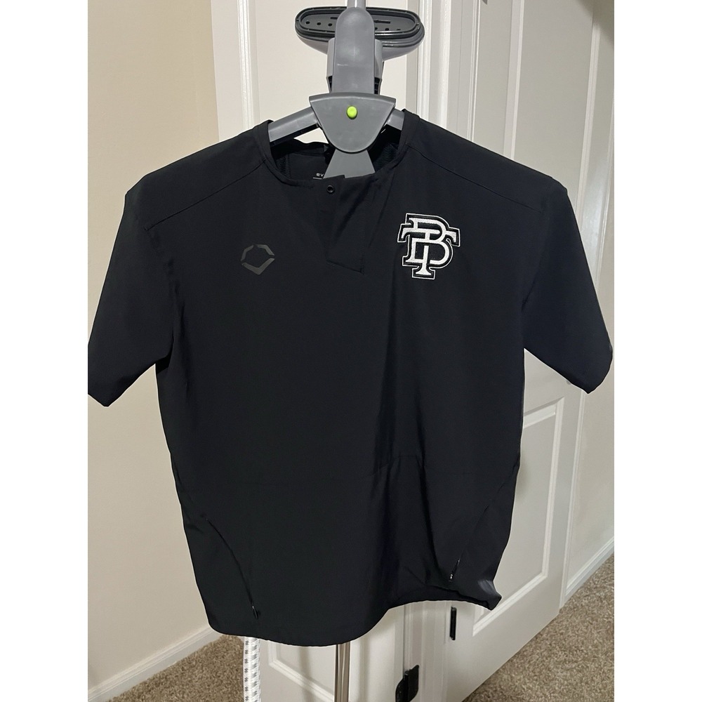 Evoshield‎  Activewear Shirt Youth M  Short Sleeve Kids Athletic Front Pocket